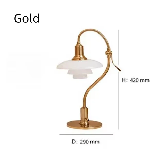 Tischlampe aus Glas und Eisen im Bauhaus-Stil – Auroldis
