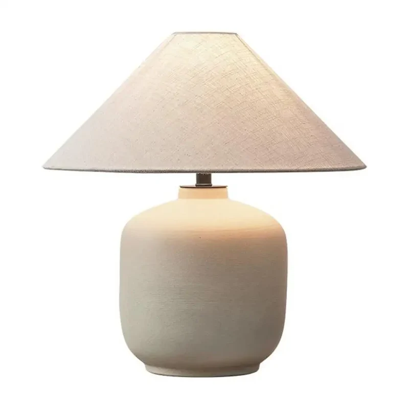 Japanischer Tischlampe aus Keramik für Wohnzimmer – Zenara