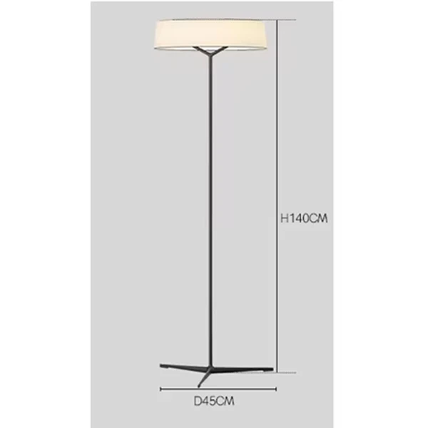 Moderne Stehlampe aus nordischem Stoff für Wohnzimmer – Armoniev