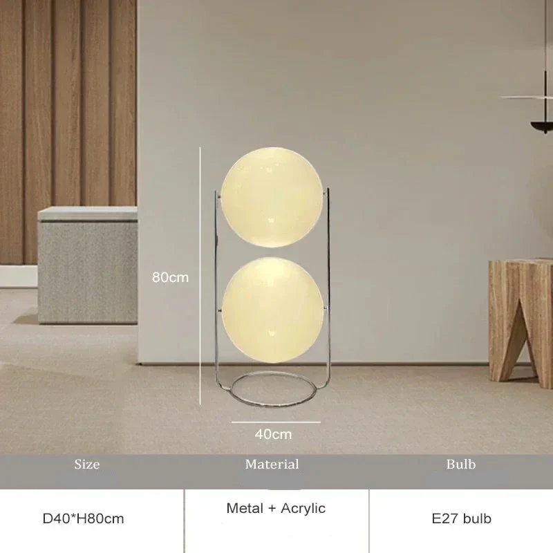 Moderne LED-Stehlampe aus Eisen für Wohnzimmer und Schlafzimmer – Deluzio