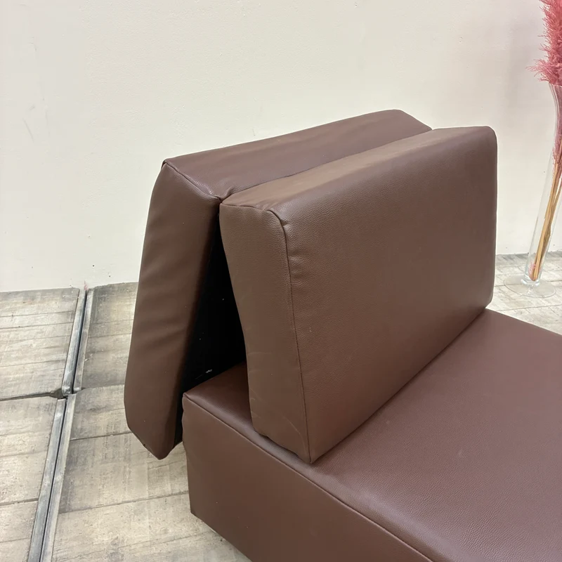 Schlafsessel mit Stauraum Ausziehbar Kunstleder Braun Sessel Gebraucht