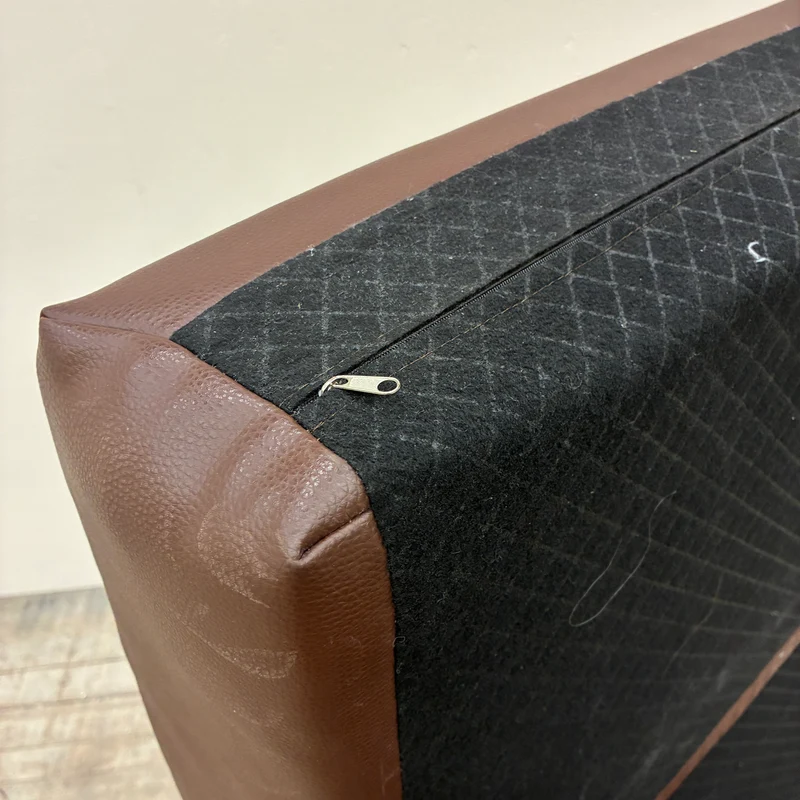 Schlafsessel mit Stauraum Ausziehbar Kunstleder Braun Sessel Gebraucht