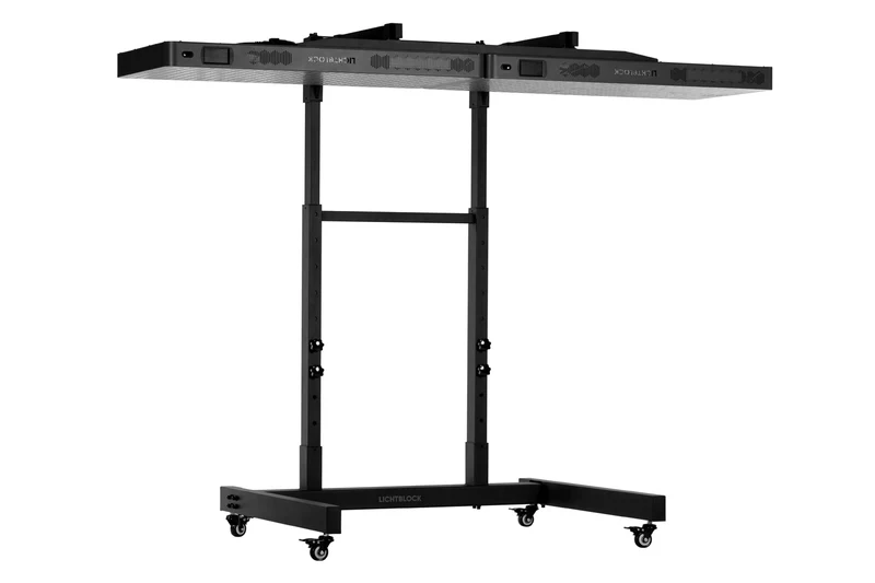 Forte Bundle - 2x Rotlicht-Panel + Horizontaler Stand