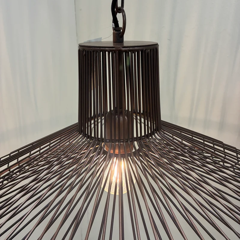 Light & Living Hängelampe Kasper 55cm Metall Kupfer Gebraucht