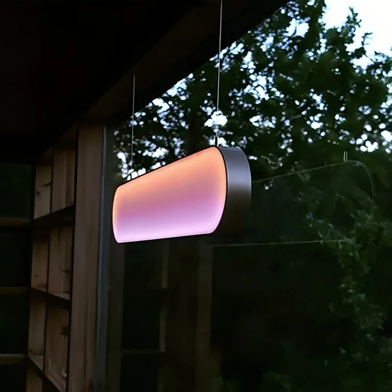 Moderne ovale LED-Pendelleuchte dimmbar für das Esszimmer