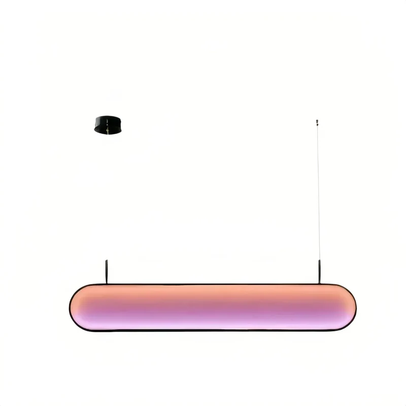 Moderne ovale LED-Pendelleuchte dimmbar für das Esszimmer