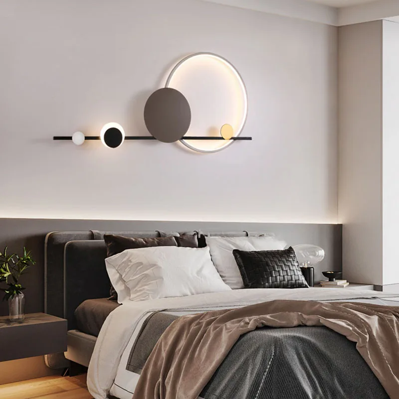 Art Déco Wandleuchte aus schwarzem Metall – Sélénéa
