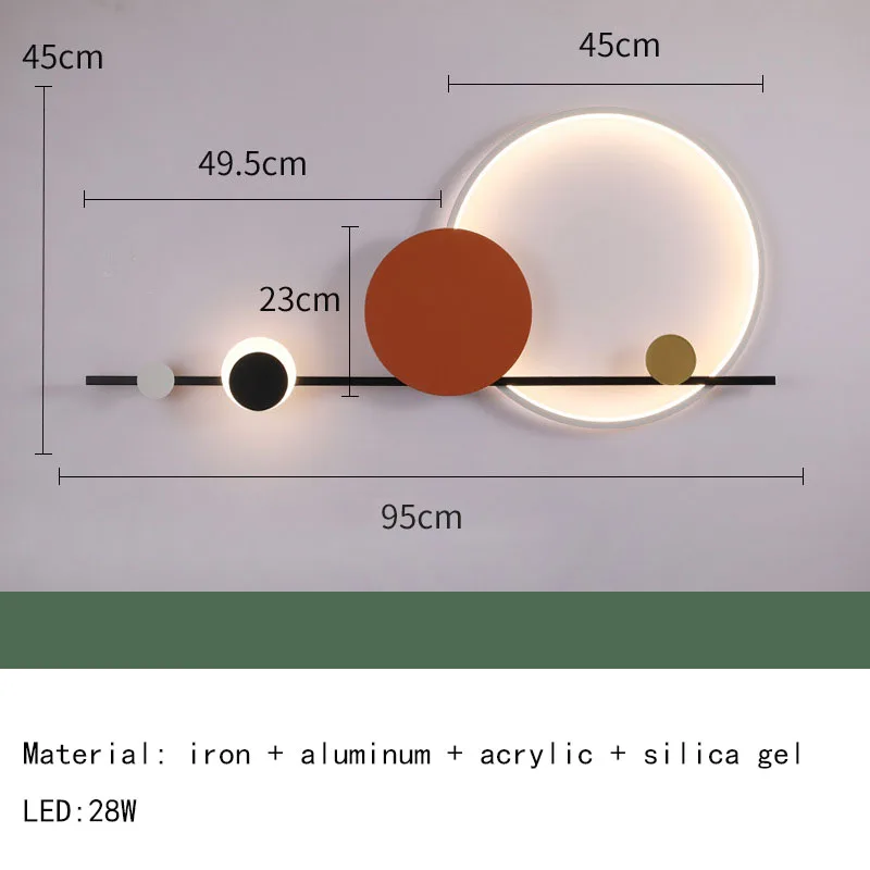 Art Déco Wandleuchte aus schwarzem Metall – Sélénéa