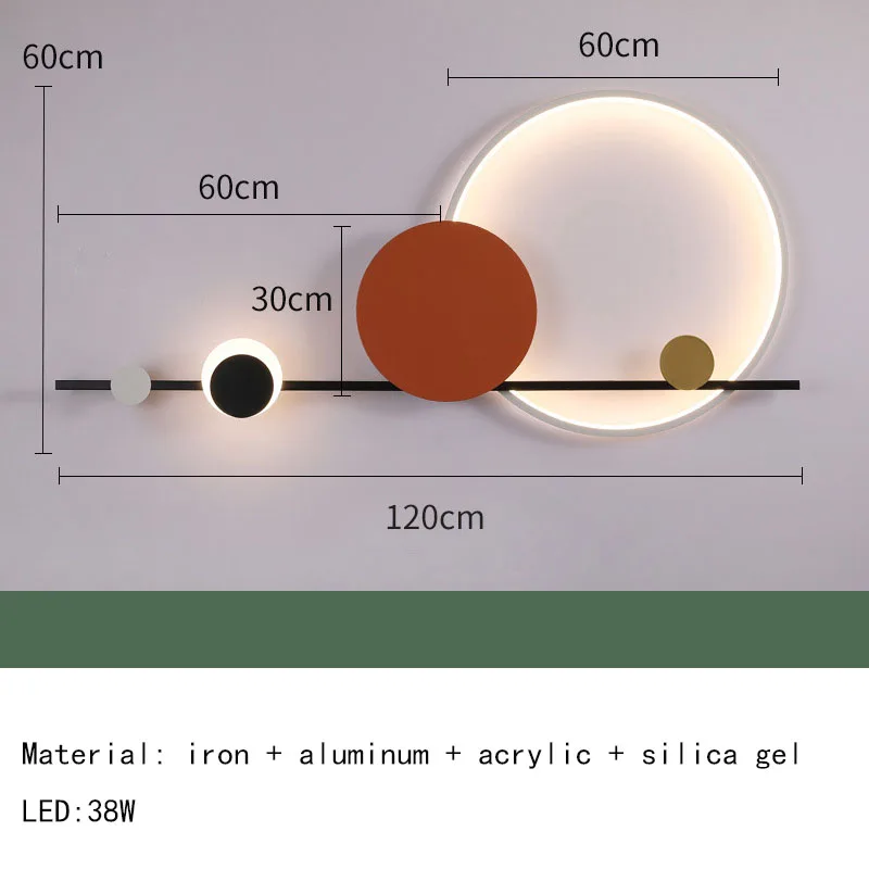 Art Déco Wandleuchte aus schwarzem Metall – Sélénéa