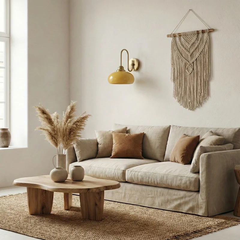 Minimalistische Wandleuchte aus Glas – Eléganza