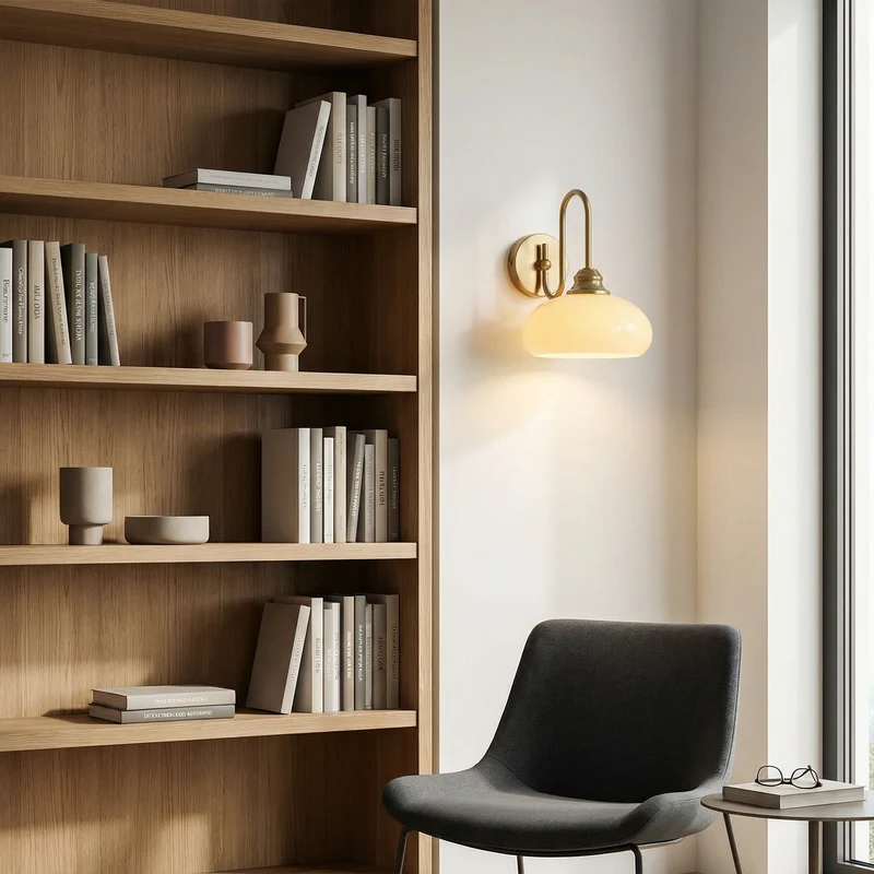 Minimalistische Wandleuchte aus Glas – Eléganza