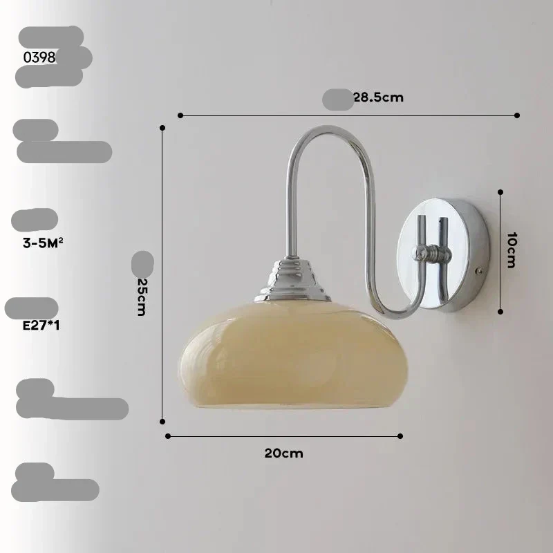 Minimalistische Wandleuchte aus Glas – Eléganza