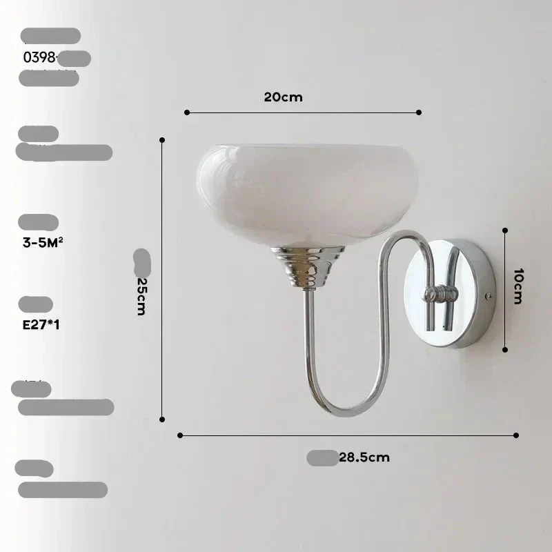Minimalistische Wandleuchte aus Glas – Eléganza