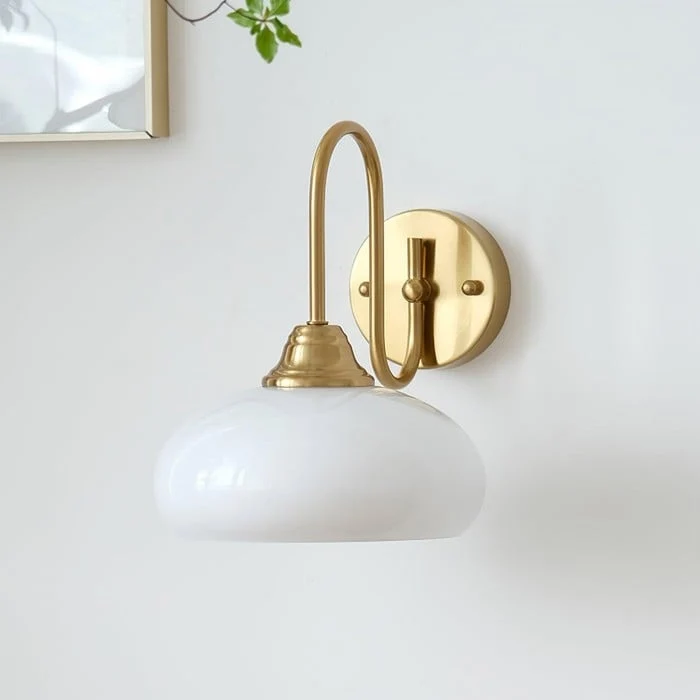 Minimalistische Wandleuchte aus Glas – Eléganza