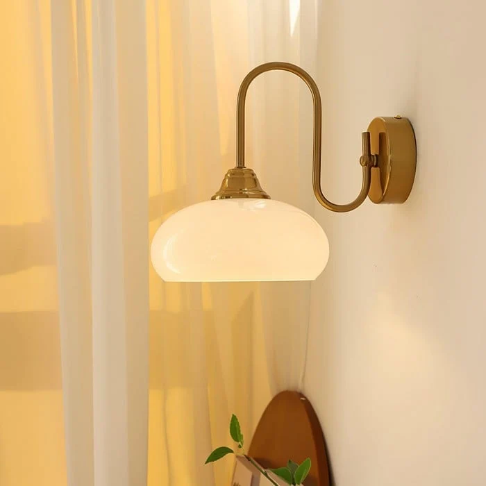 Minimalistische Wandleuchte aus Glas – Eléganza