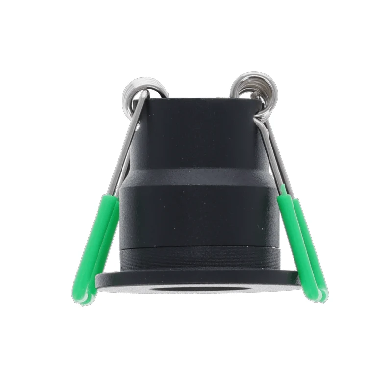 Mini-Einbaustrahler TOLOS | 12 Volt | Ø28mm | 3W | IP65 | Schwarz | Dimmbar | 2700K - Warmweiß