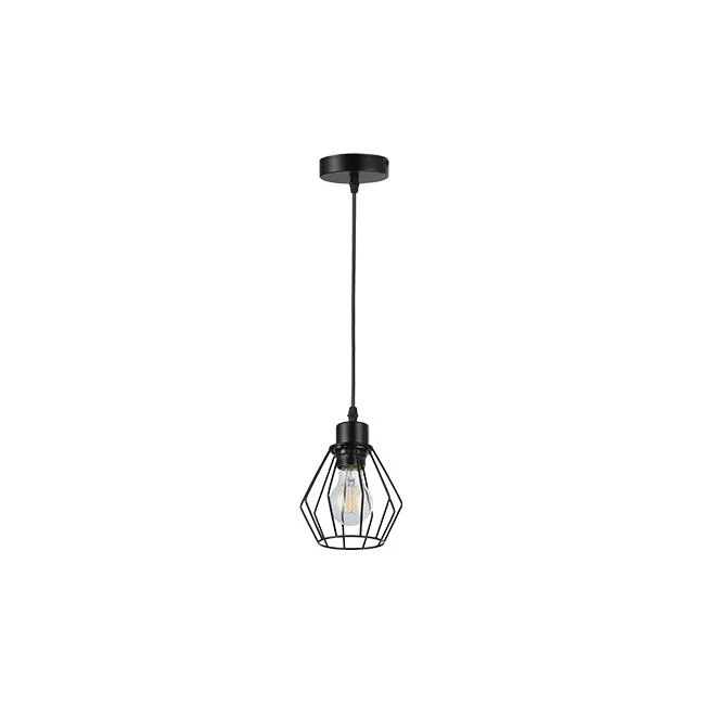 Moderne Hängelampe 10cm | LED E27 | Schwarz | Versuche