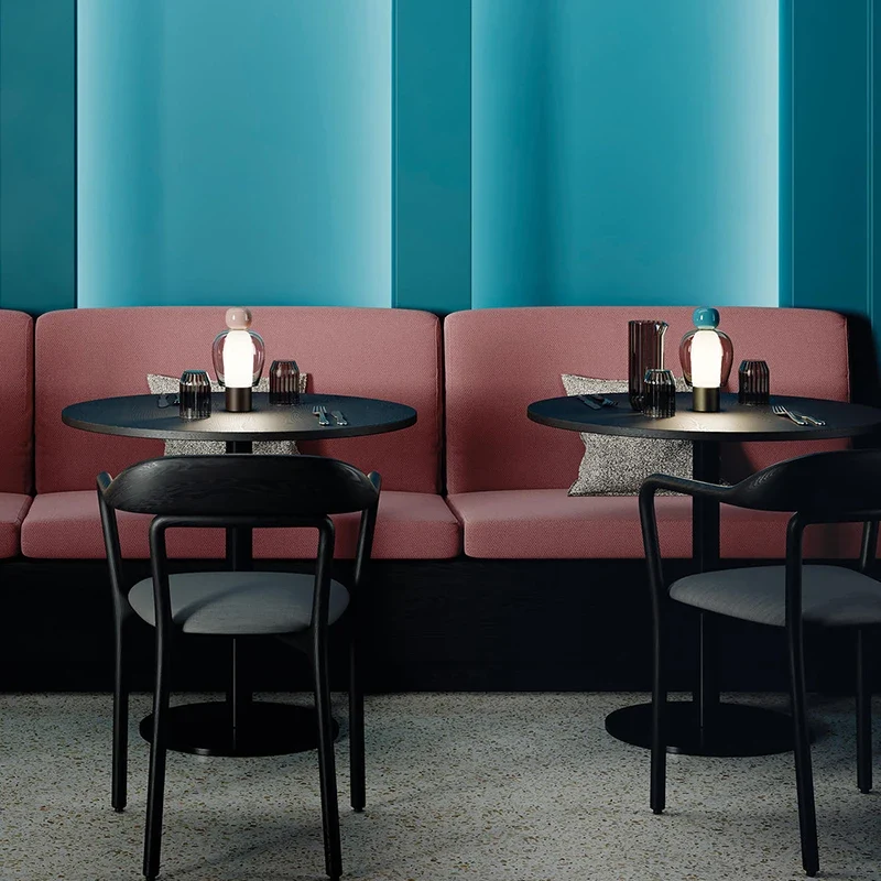 Minimalistische Schreibtischlampe aus Glas und Aluminium – Artéline