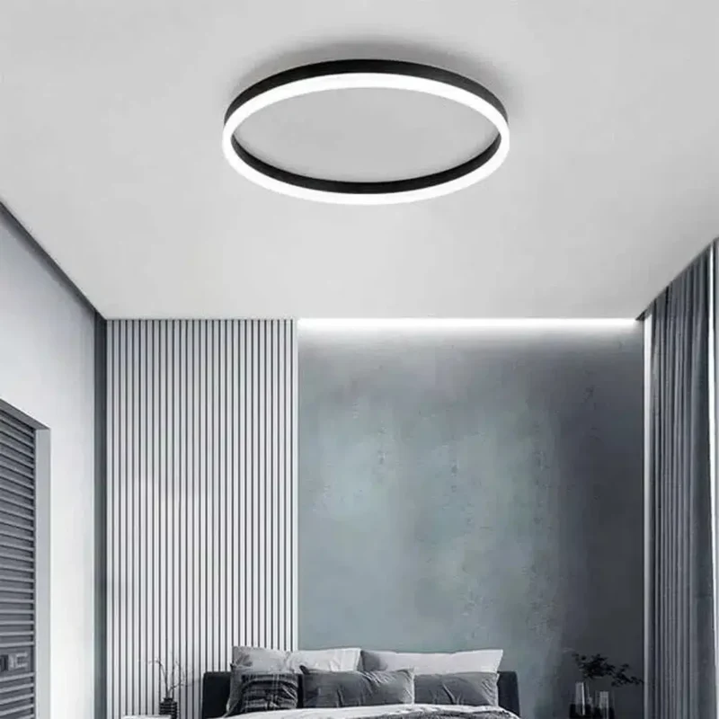 Moderne LED Ring-Deckenleuchte dimmbar für das Schlafzimmer