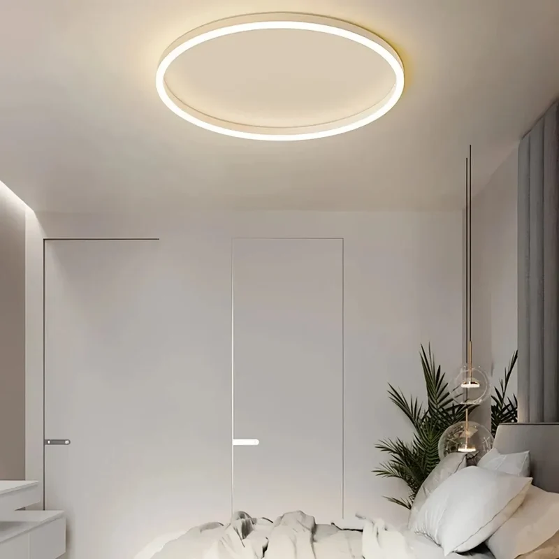 Moderne LED Ring-Deckenleuchte dimmbar für das Schlafzimmer