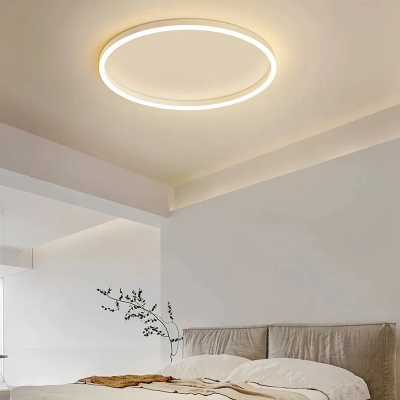 Moderne LED Ring-Deckenleuchte dimmbar für das Schlafzimmer