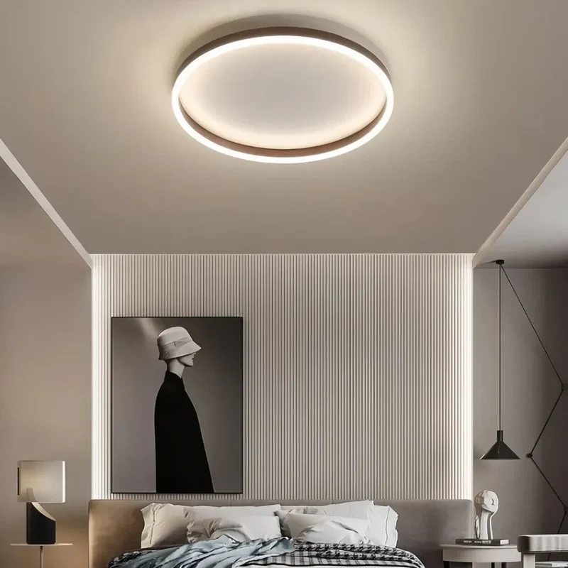 Moderne LED Ring-Deckenleuchte dimmbar für das Schlafzimmer