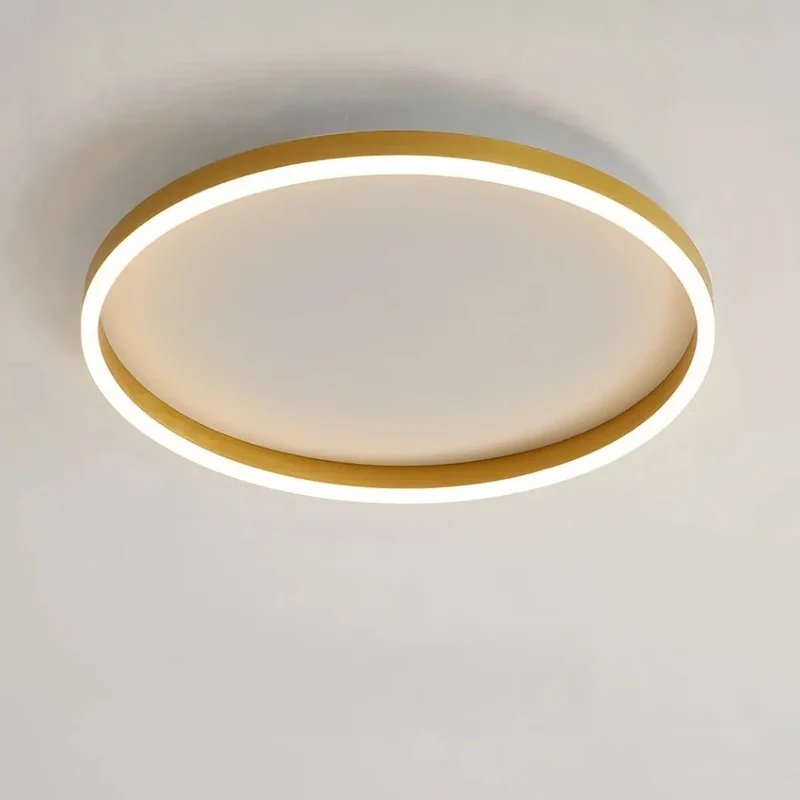 Moderne LED Ring-Deckenleuchte dimmbar für das Schlafzimmer