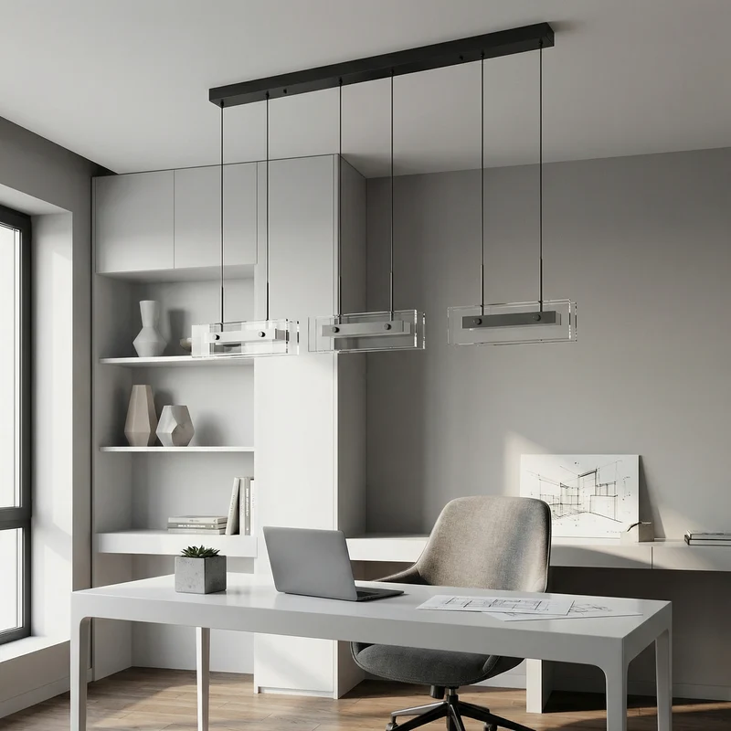 Moderne LED-Pendelleuchte aus Legierung für Wohnzimmer – Arispectra