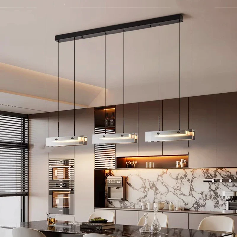 Moderne LED-Pendelleuchte aus Legierung für Wohnzimmer – Arispectra