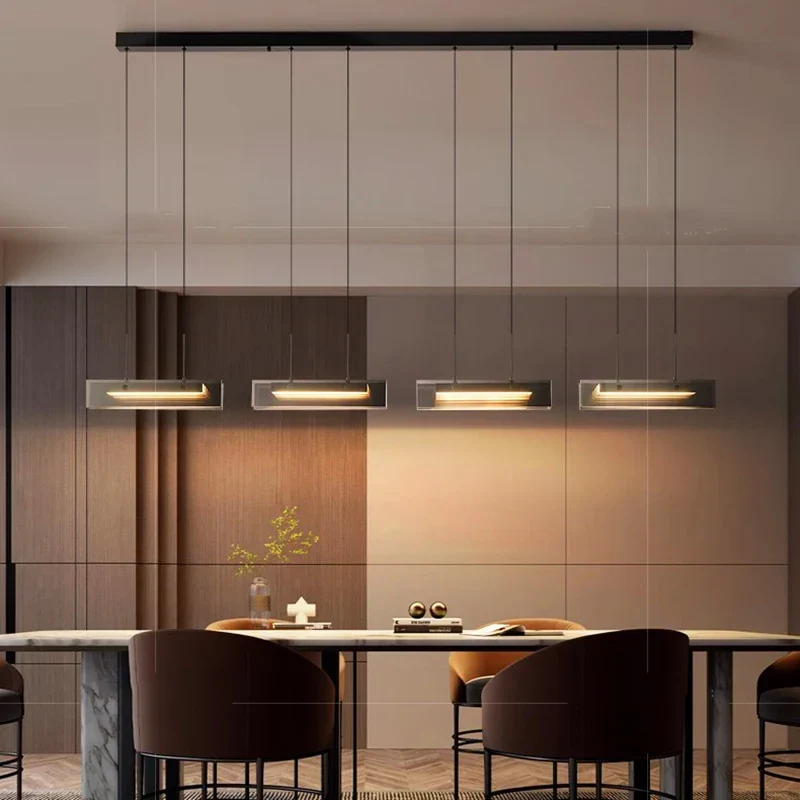 Moderne LED-Pendelleuchte aus Legierung für Wohnzimmer – Arispectra