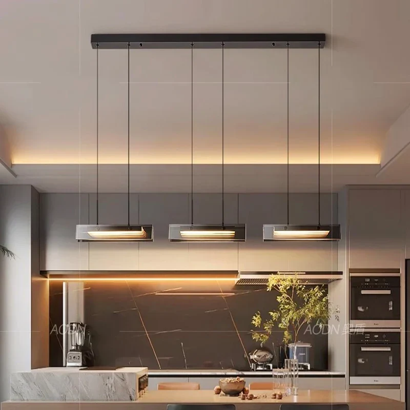 Moderne LED-Pendelleuchte aus Legierung für Wohnzimmer – Arispectra