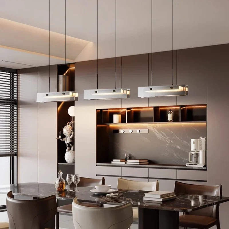 Moderne LED-Pendelleuchte aus Legierung für Wohnzimmer – Arispectra