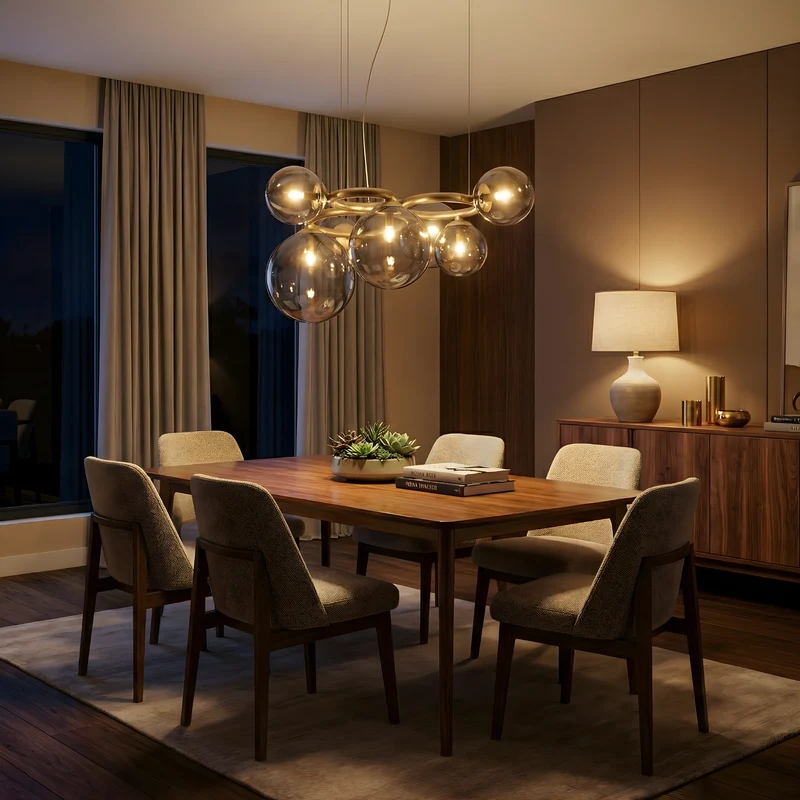 Moderne LED-Hängeleuchte für Wohnzimmer und Esszimmer – Ciranelle