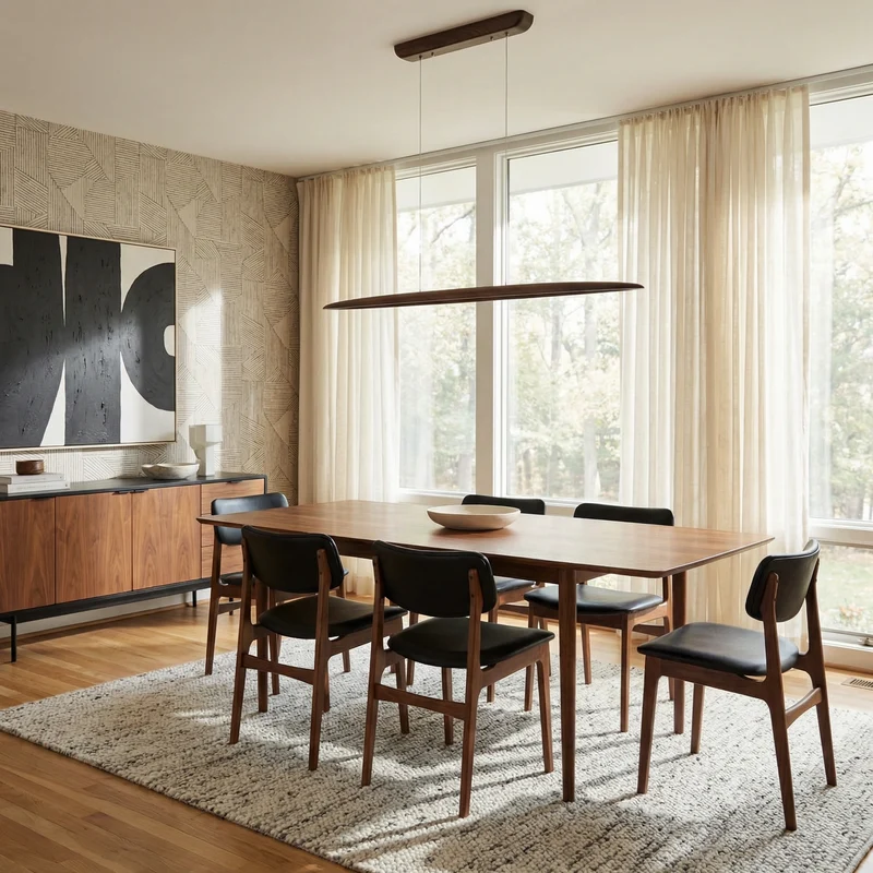 Dimmbarer Holz-Pendelleuchte für Küche und Esszimmer – Maderise