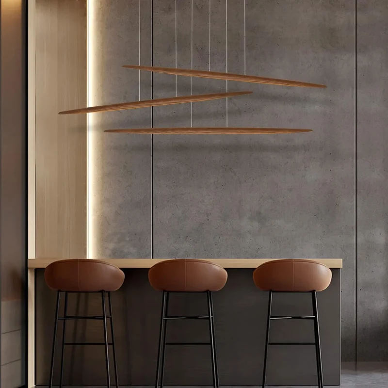 Dimmbarer Holz-Pendelleuchte für Küche und Esszimmer – Maderise