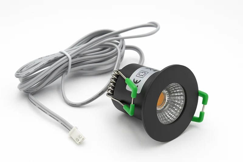 Mini-Einbaustrahler TOLOS | 12 Volt | Ø28mm | 3W | IP65 | Silber | Dimmbar | 2700K - Warmweiß