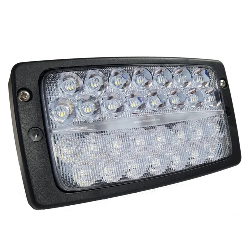 Rechteckige Traktorkabinen-Arbeitsleuchte mit kombiniertem Flut- und Spotlicht / 90 W