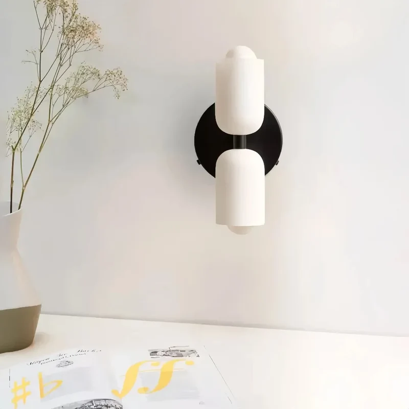 LED Wandleuchte Up Down aus Glas für Esszimmer