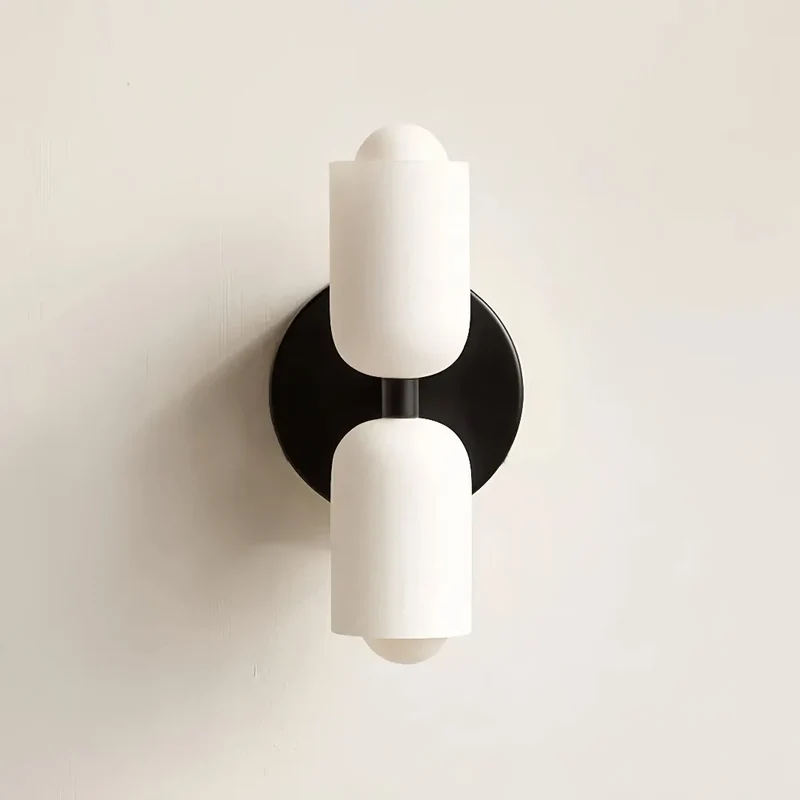 LED Wandleuchte Up Down aus Glas für Esszimmer