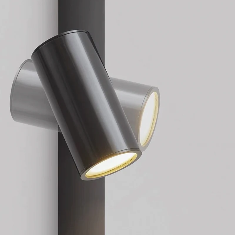 Wall Light Spotlight Unique Linear with Glass Ball, Black / Gold