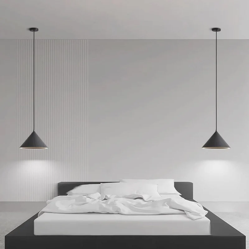 Pendant Light Nordic Simple Cone LED Multi-Color