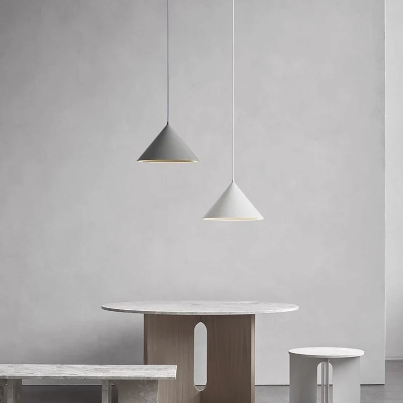 Pendant Light Nordic Simple Cone LED Multi-Color