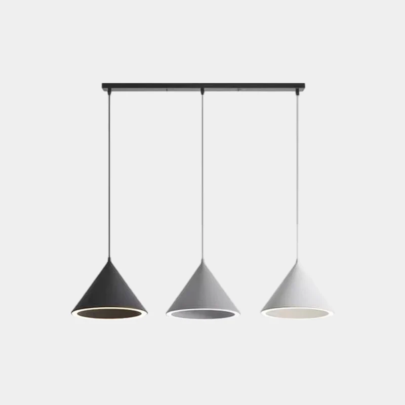 Pendant Light Nordic Simple Cone LED Multi-Color