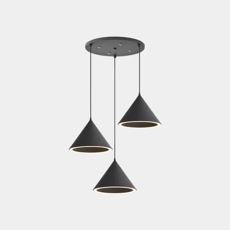 Pendant Light Nordic Simple Cone LED Multi-Color