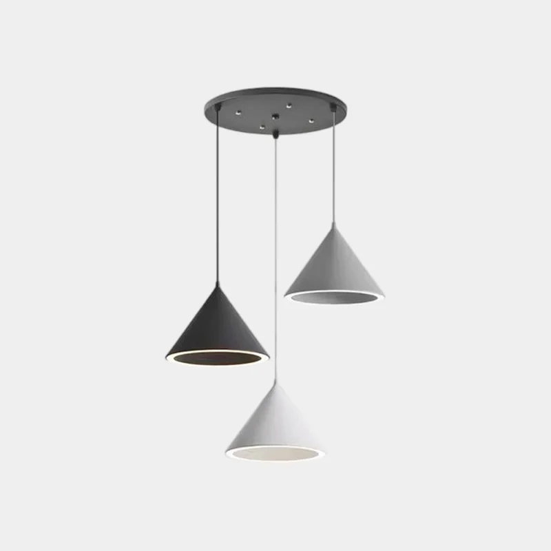 Pendant Light Nordic Simple Cone LED Multi-Color