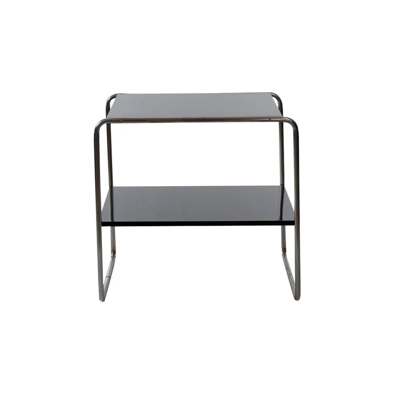 1930er Konsolentisch B12 von Marcel Breuer, Schwarz Lackiert