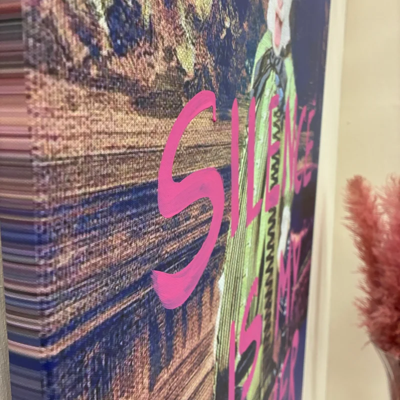 Thomas Klotz "Lamm" Kunstdruck auf Leinwand 100x75 Wandbild Deko
