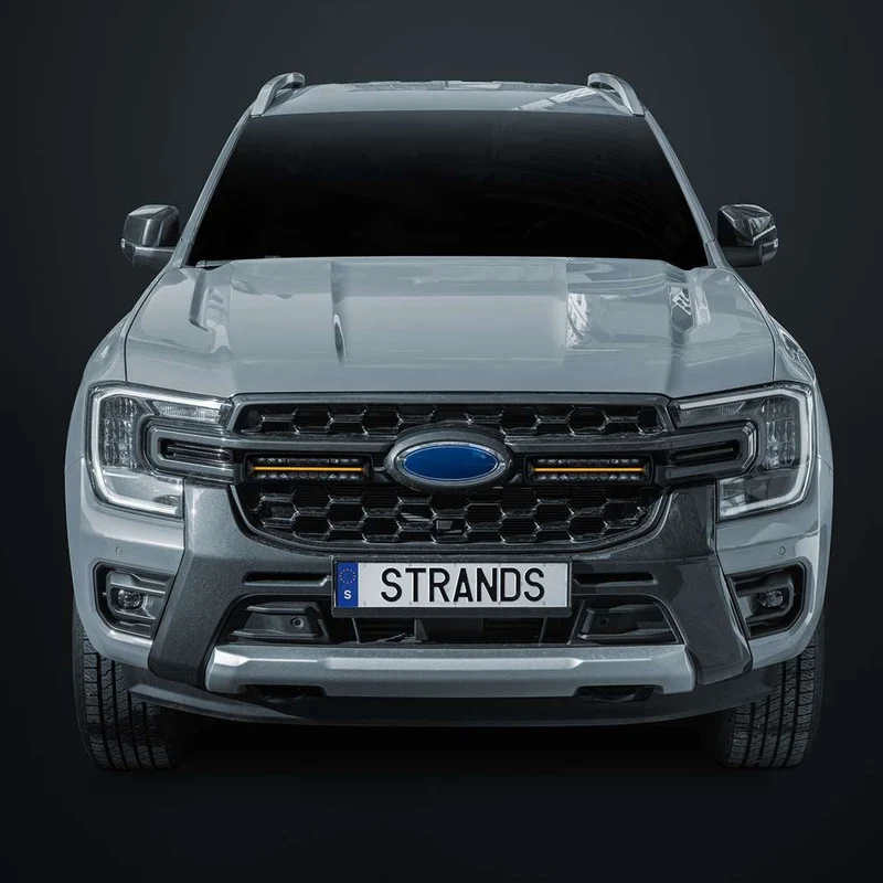 Strands 12" XPA Doppelscheinwerfer-Kühlergrill-Kit für Ford Ranger Wildtrack 2023-