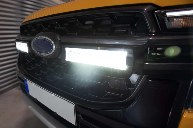 Strands 12" XPA Doppelscheinwerfer-Kühlergrill-Kit für Ford Ranger Wildtrack 2023-