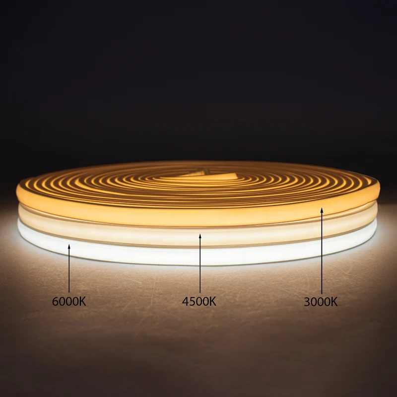 COB-LED-Streifen – NEON | 12mm | komplettes Set | 10 Meter | IP65 | 220V | 10 Watt P/M